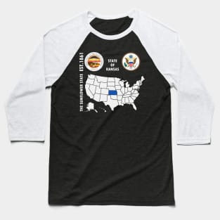 State of Kansas Baseball T-Shirt